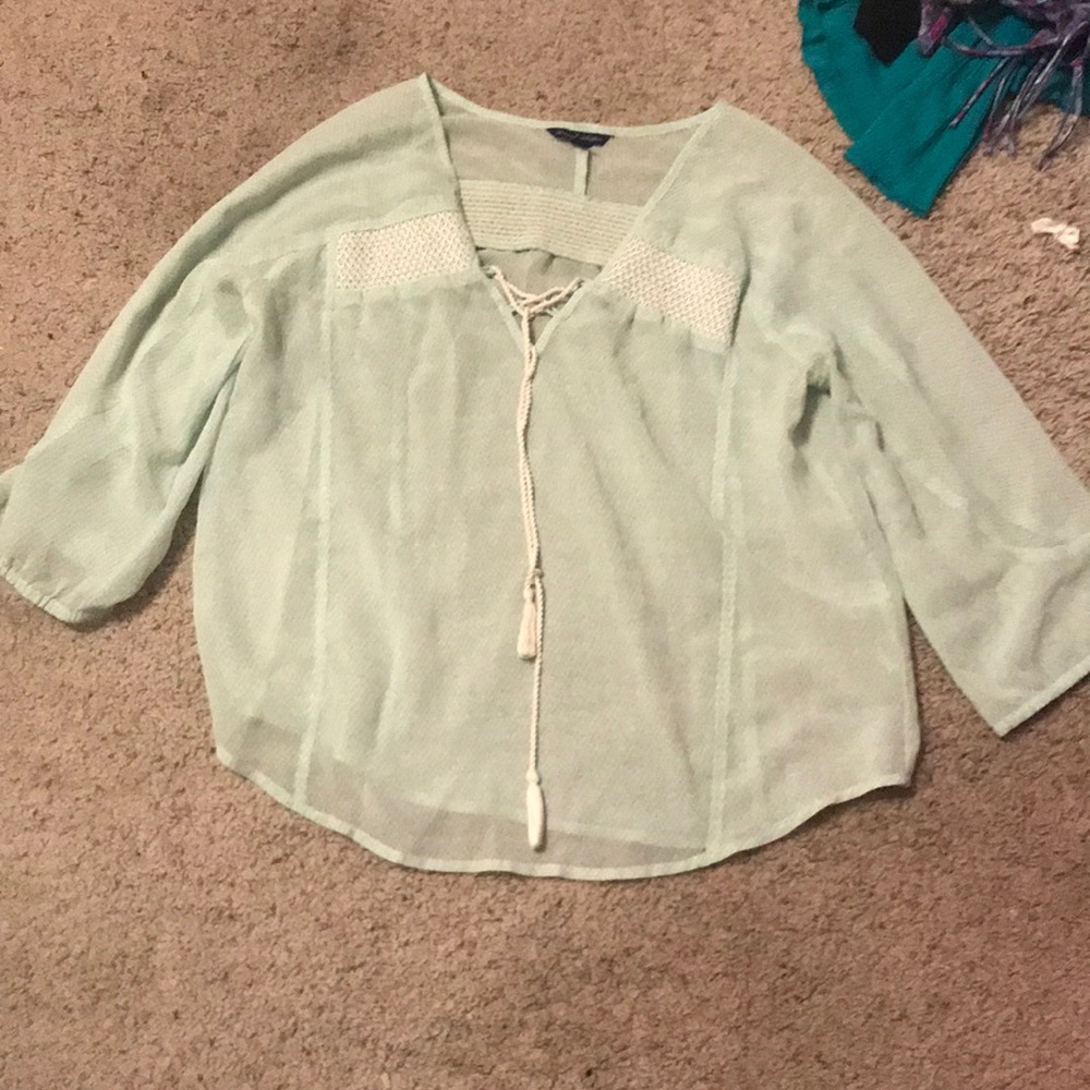 Super cute sheer top
